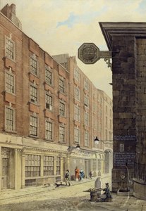 Lombard Street West, met St. Mary Woolnoth